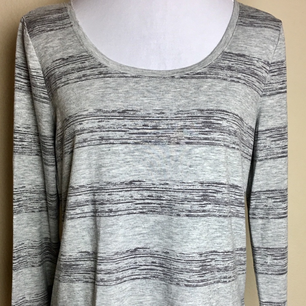 Victoria’s Secret Stripe Long-sleeve Top